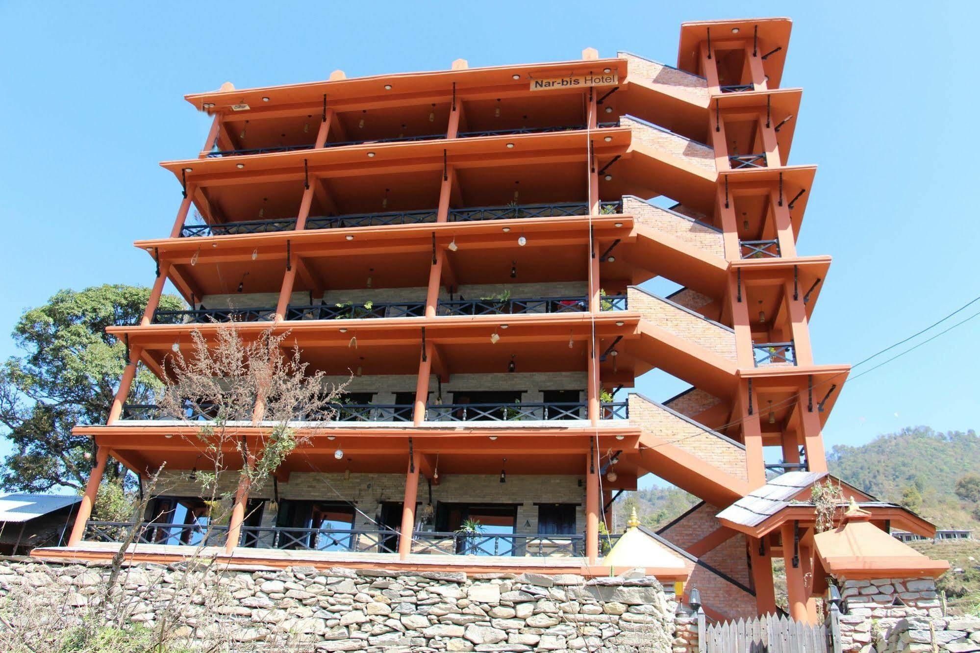 Nar-Bis Hotel Pokhara Exterior photo