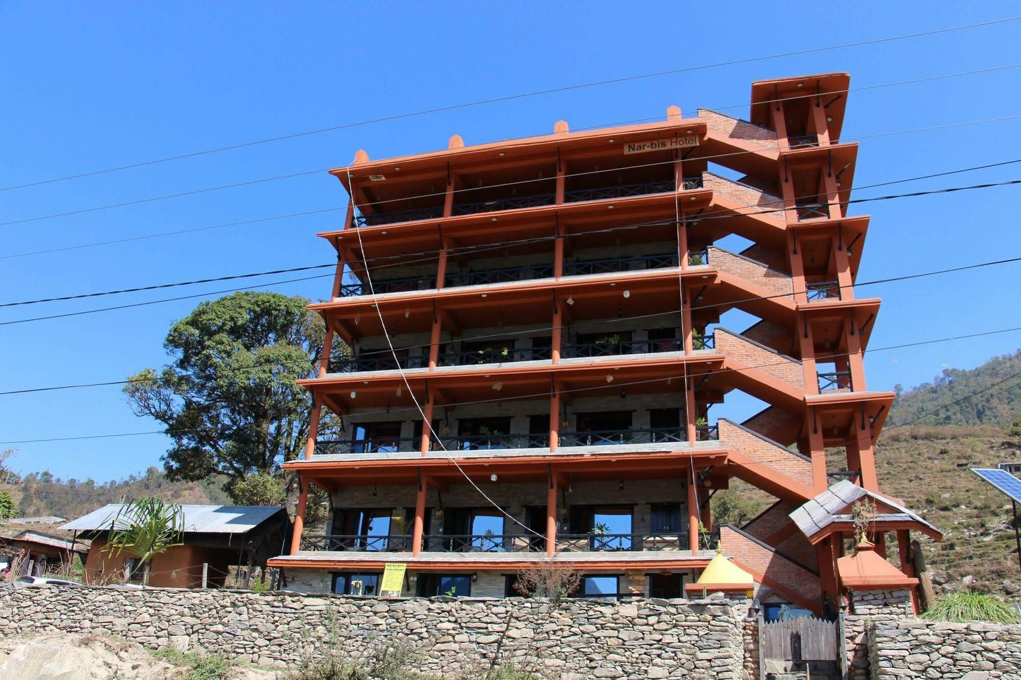 Nar-Bis Hotel Pokhara Exterior photo